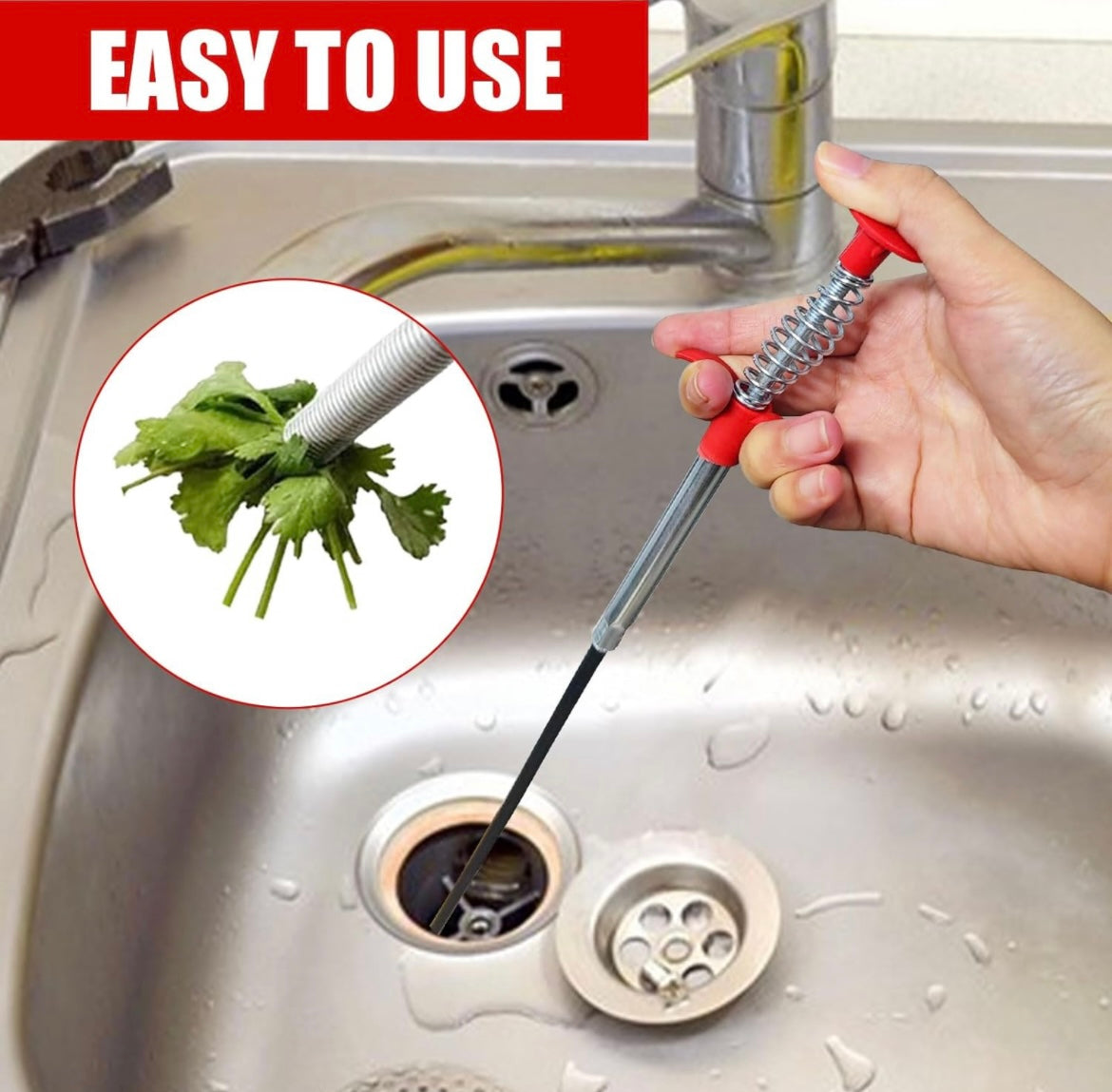 ShopToVista™️ Stainless Steel Sewer Cleaning Tool (160CM)