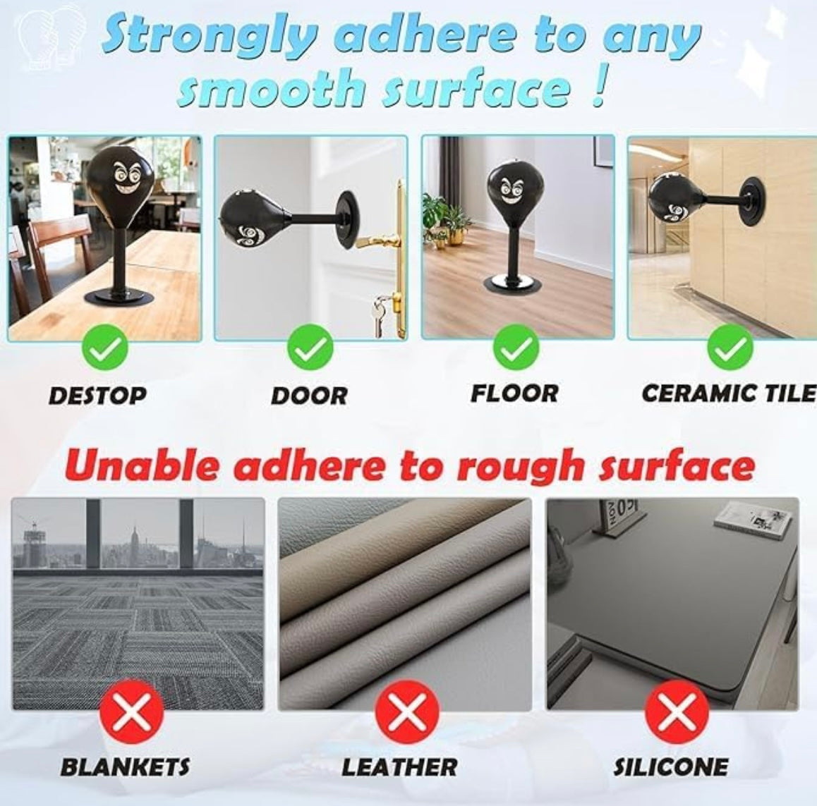 ShopToVista™️ Stress Relief Suction Boxing Punching Bag