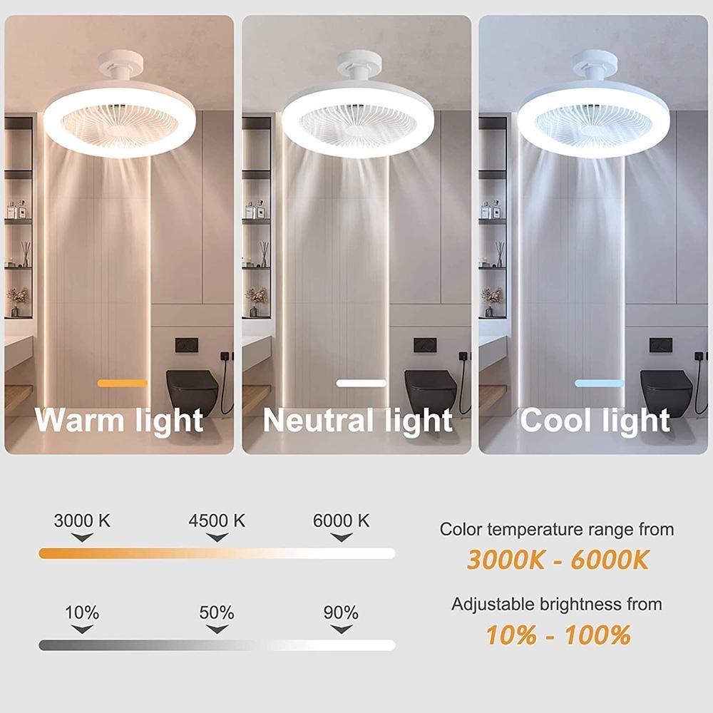 ShopToVista™️ Smart Led Light Lamp & Ceiling Cooler Fan With Remote Control