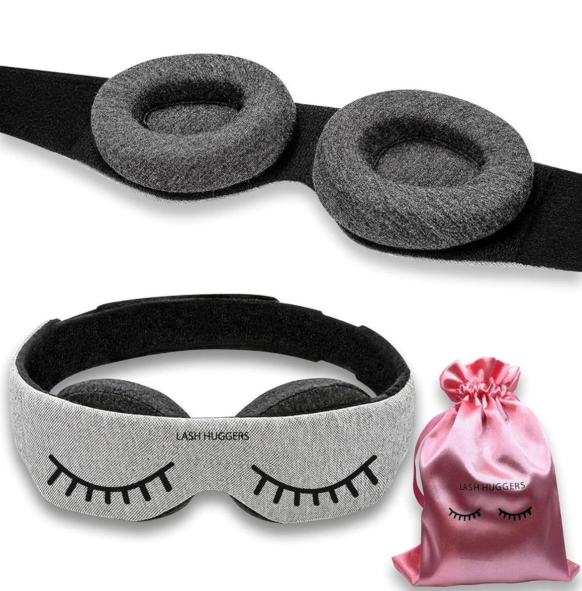 Sleeping Mask & Eyelash 3D Mask Protector (✨ Rated By 2,000 Ladies ✨)