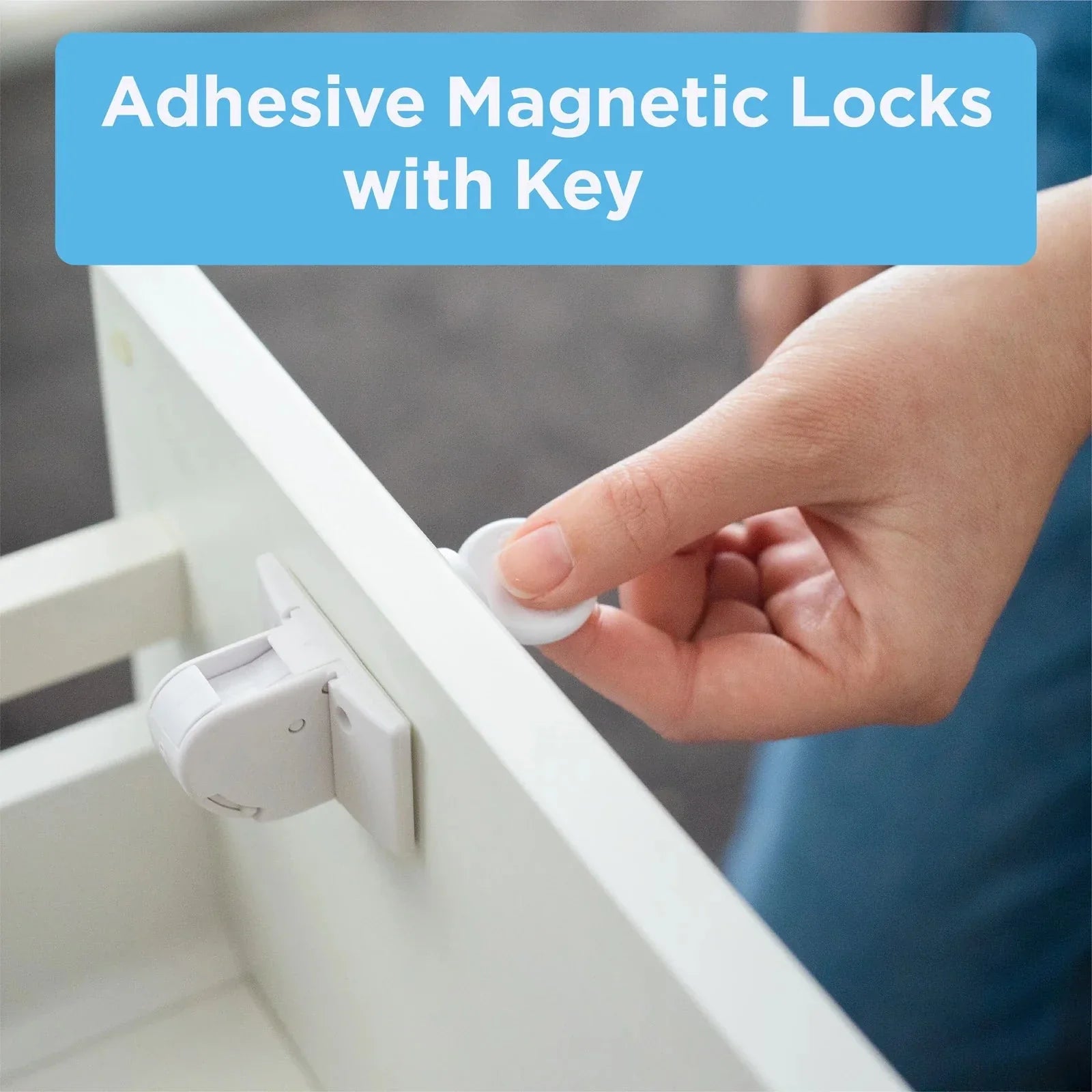 ShopToVista™️ Unbreakable Magnetic Locks (Full Set Of 5 Locks + 2 Keys)