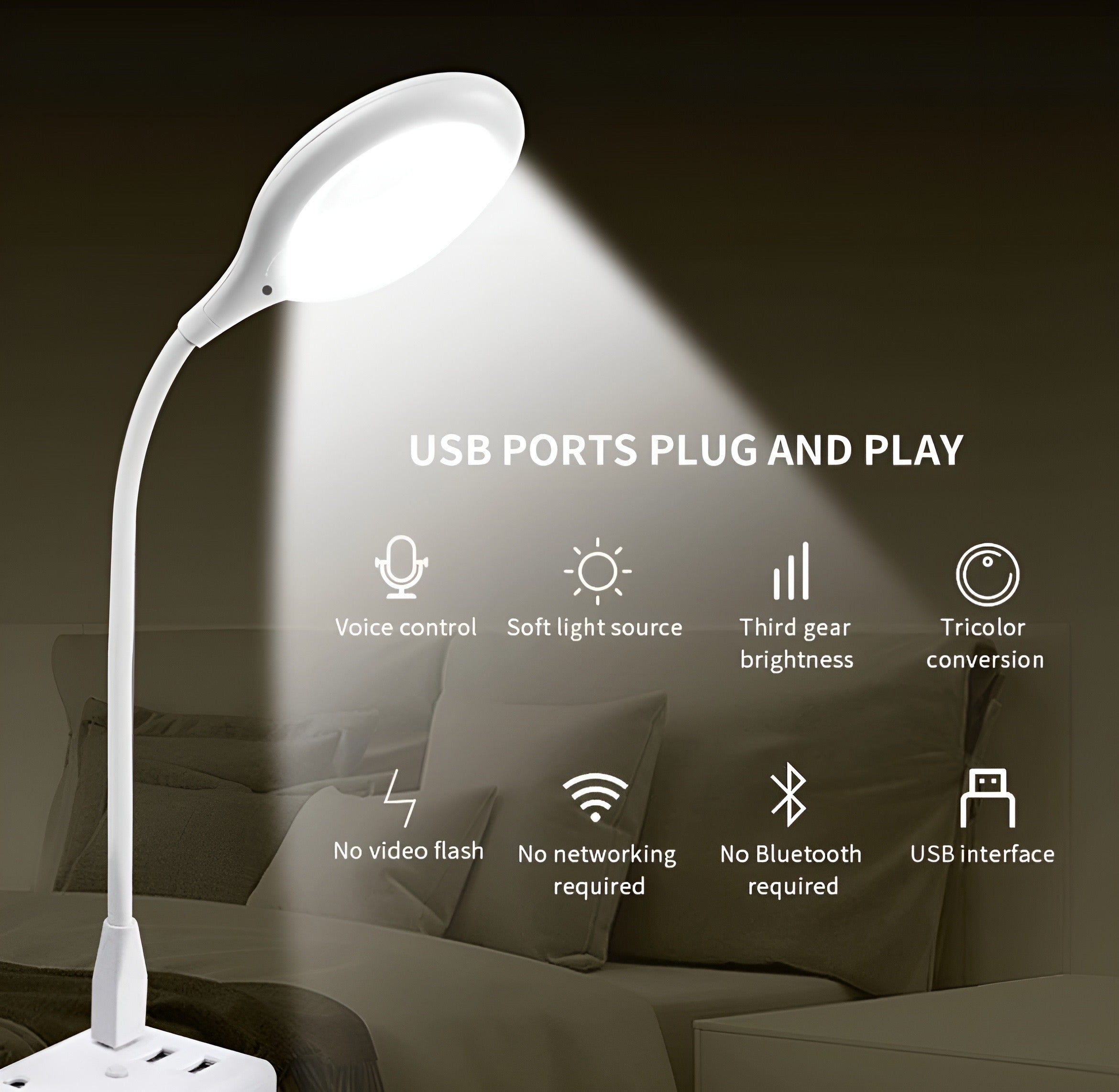 ShopToVista™️ Smart Voice Control LED Lamp