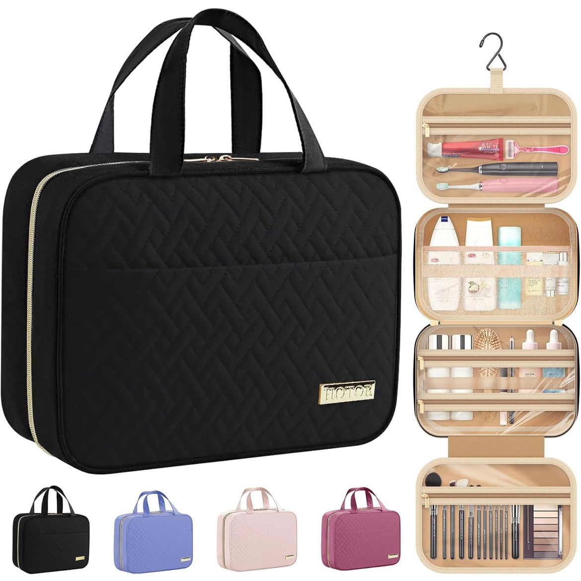 ShopToVista™️ Travel Hanging Cosmetics & Makeup Bag (Water-Proof)