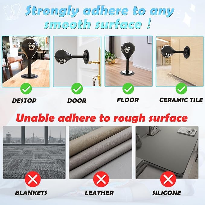 ShopToVista™️ Stress Relief Suction Boxing Punching Bag