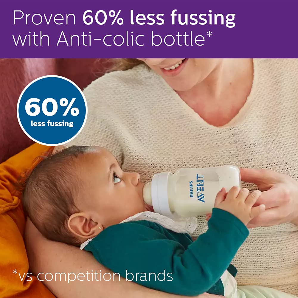 ShopToVista™️ Anti-Colic Baby Feeding Bottle (Original 125ML For 1-6 Months)