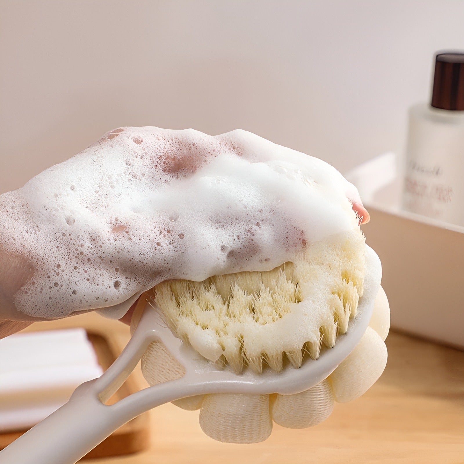 ShopToVista™️ 2 In 1 Double-Sided Bath Brush Cleaner