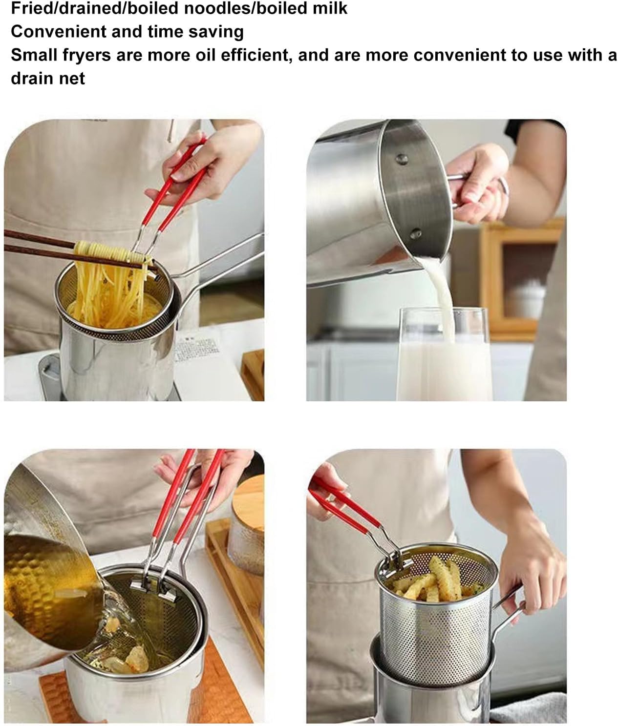 ShopToVista™️ Stainless Steel Deep Fryer Pot With Full Set