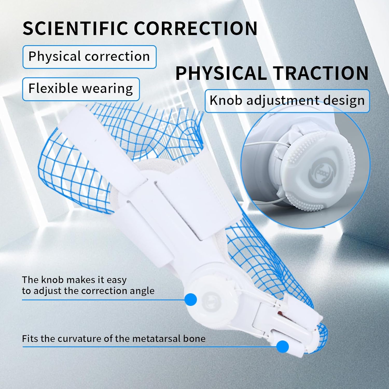 ShopToVista™️ Adjustable Orthopedic Toe Corrector (Works On Both Feet)