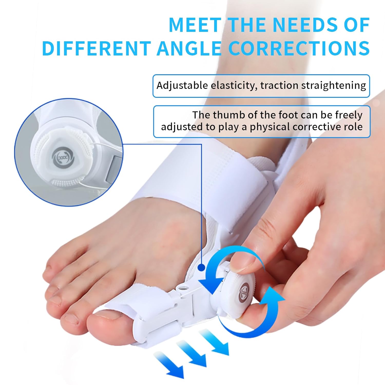 ShopToVista™️ Adjustable Orthopedic Toe Corrector (Works On Both Feet)