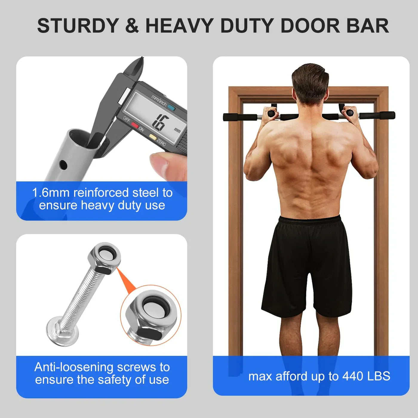 ShopToVista™️ Multifunctional Wall Mounted Workout Bar