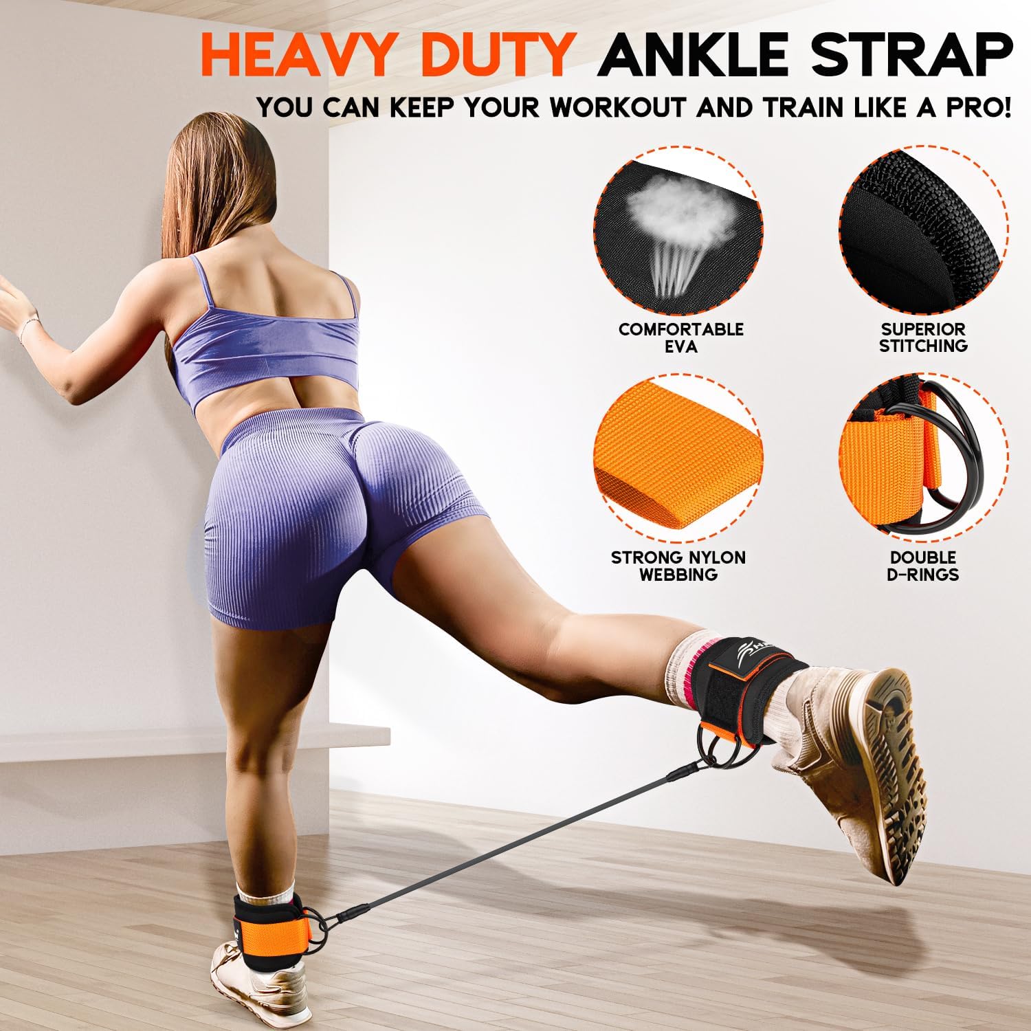 ShopToVista™️ Butt & Glutes Weighted Ankle Resistance Bands