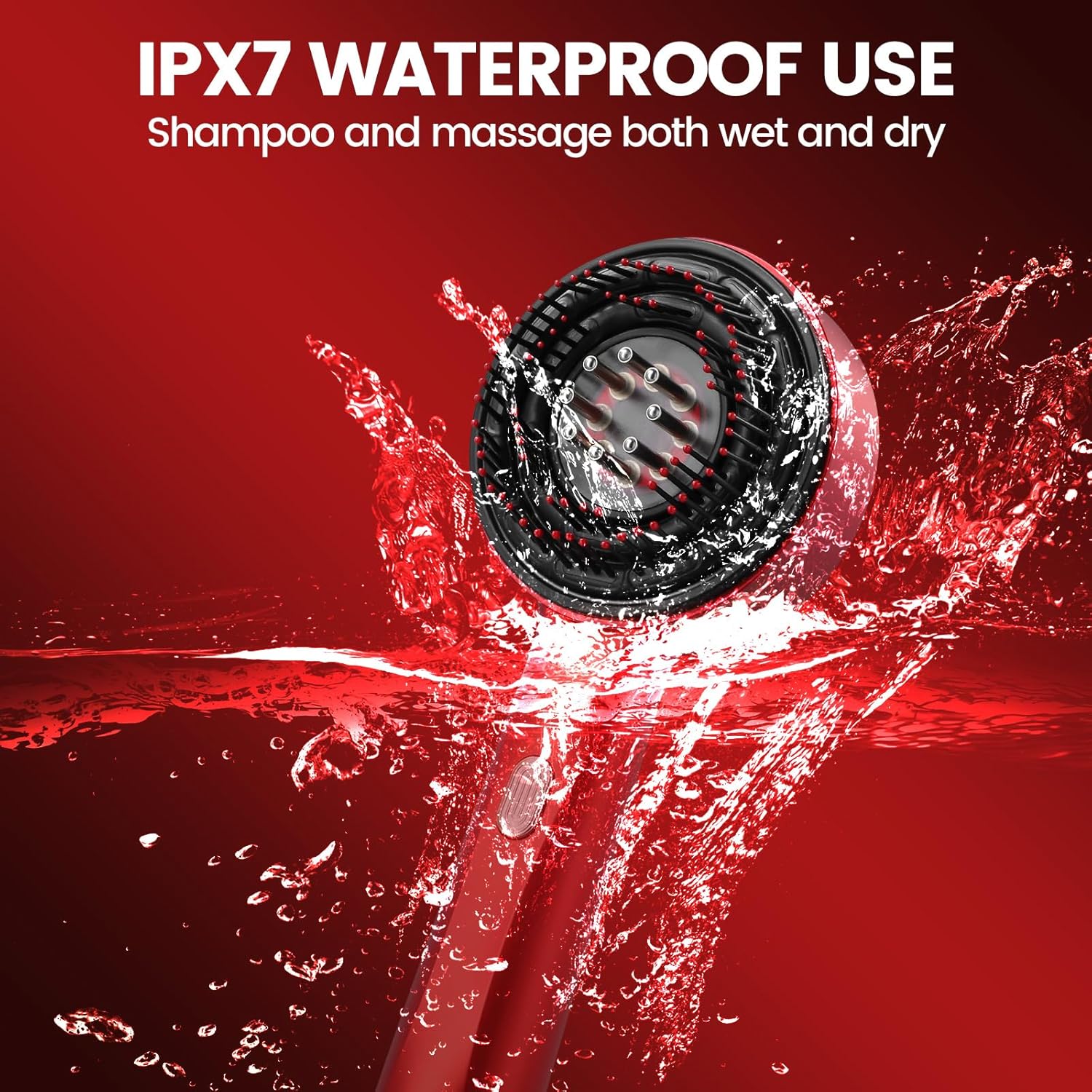 ShopToVista™️ Electric Red Light Therapy Scalp Massager (Stimulates Hair Growth)