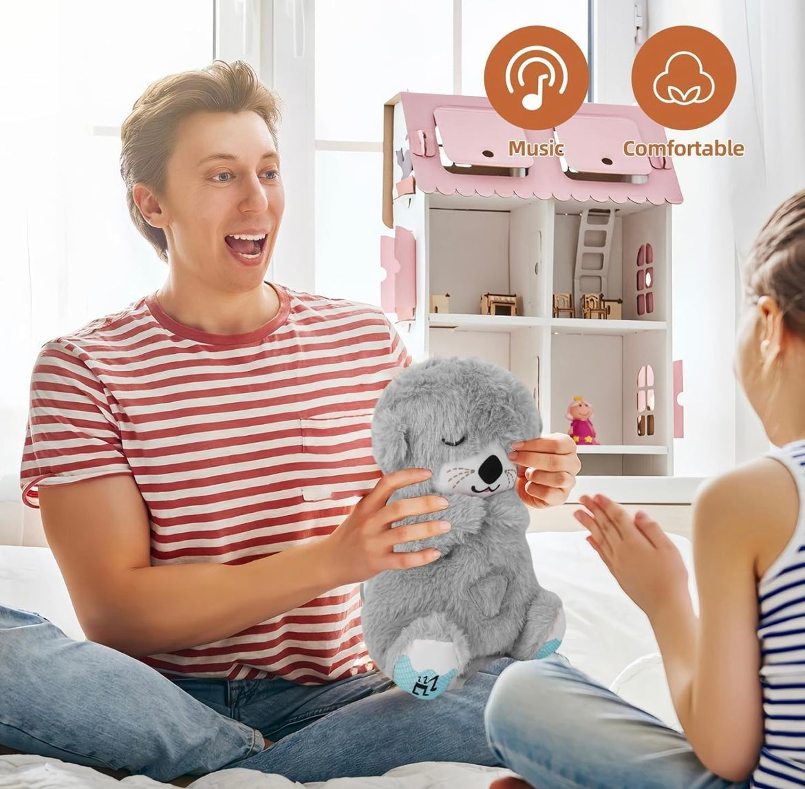 ShopToVista™️ Electric Breathing Teddy Bear With Calm Light