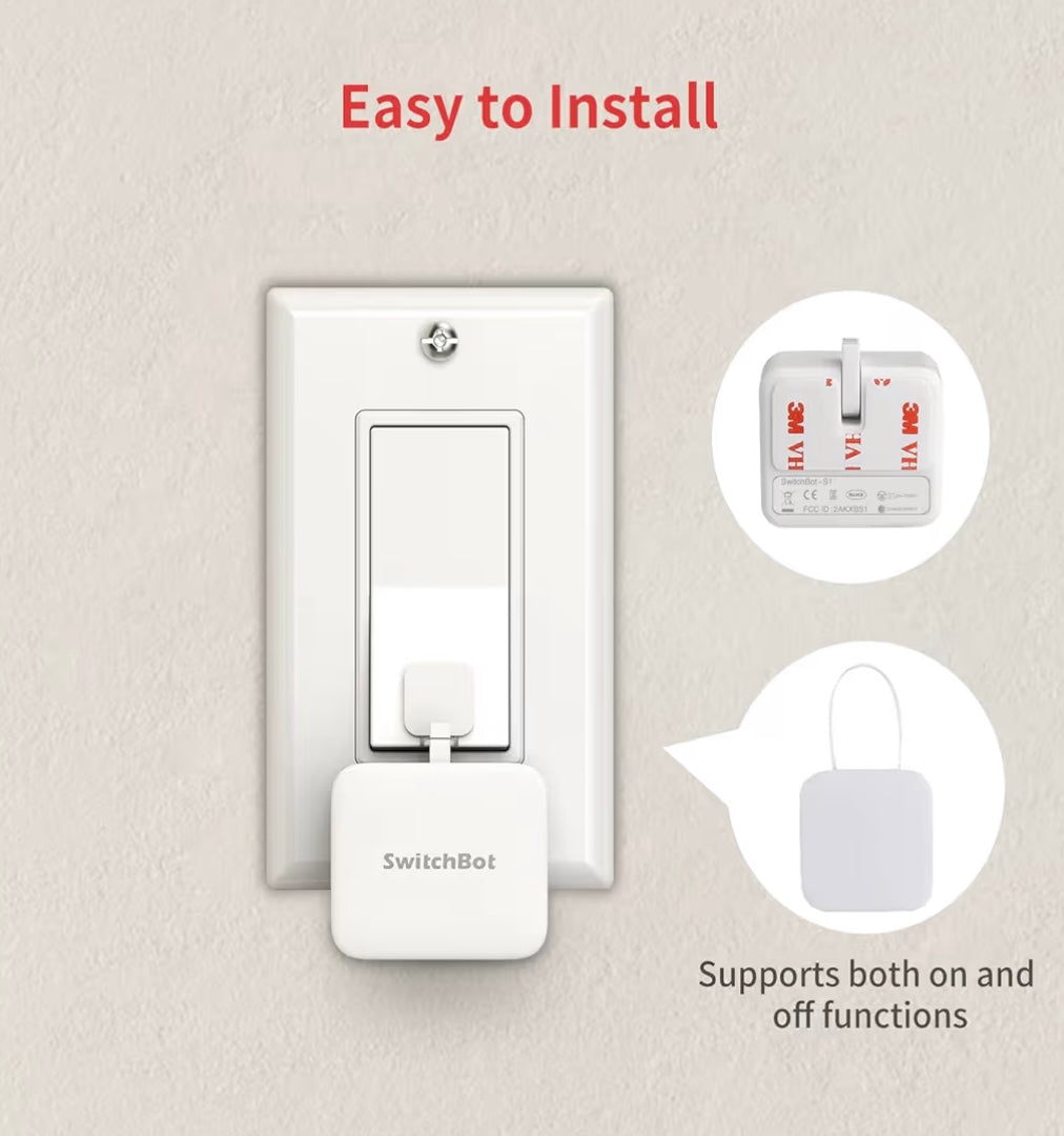 ShopToVista™️ Smart Automatic Switch Bot with Remote - Works on App & Remote (6 Months Warranty)
