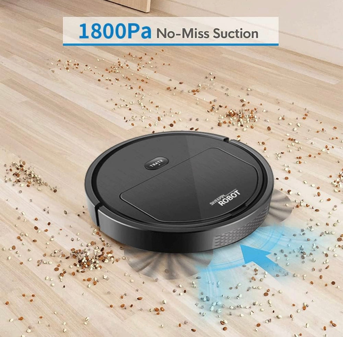 ShopToVista™️ Automatic Smart Robot Vacuum Cleaner (With 1 Year Warranty Card)