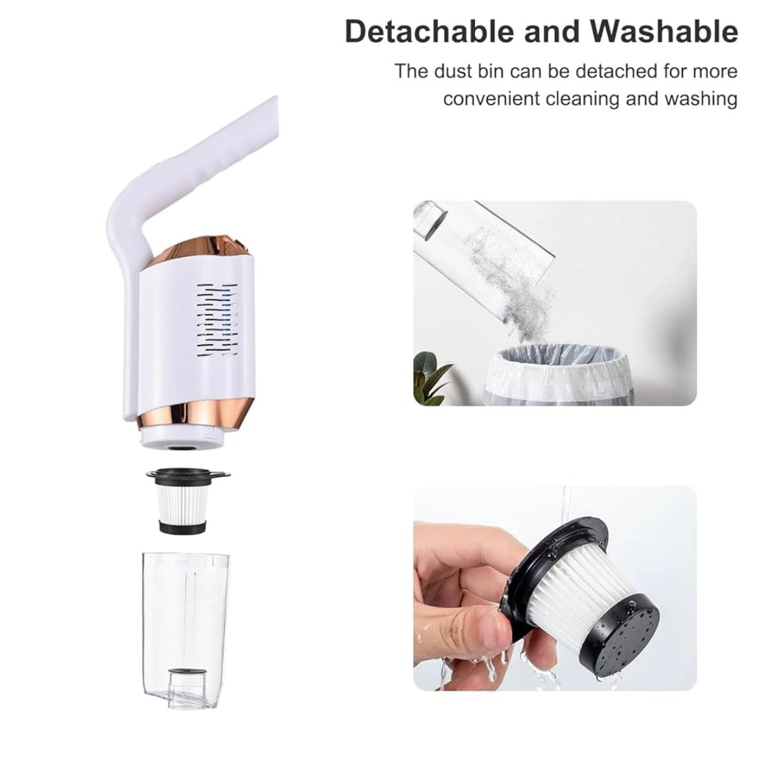 ShopToVista™️ 4 in 1 Rechargeable Cordless Vacuum Cleaner