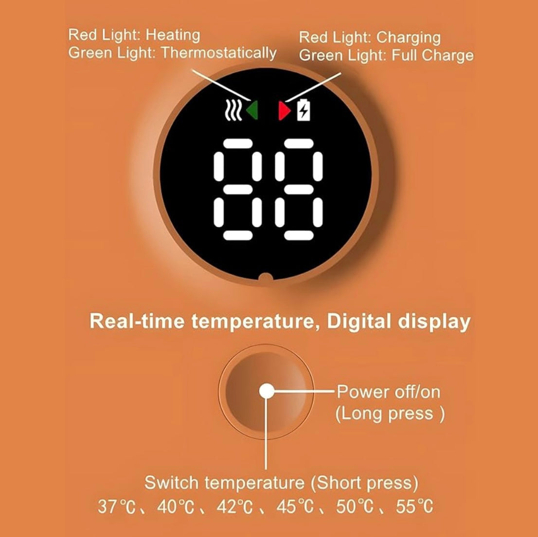 ShopToVista™️ Baby Fast Heating Bottle Warmer Machine With Digital Temperature Display