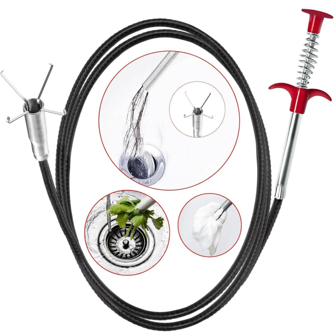 ShopToVista™️ Stainless Steel Sewer Cleaning Tool (160CM)