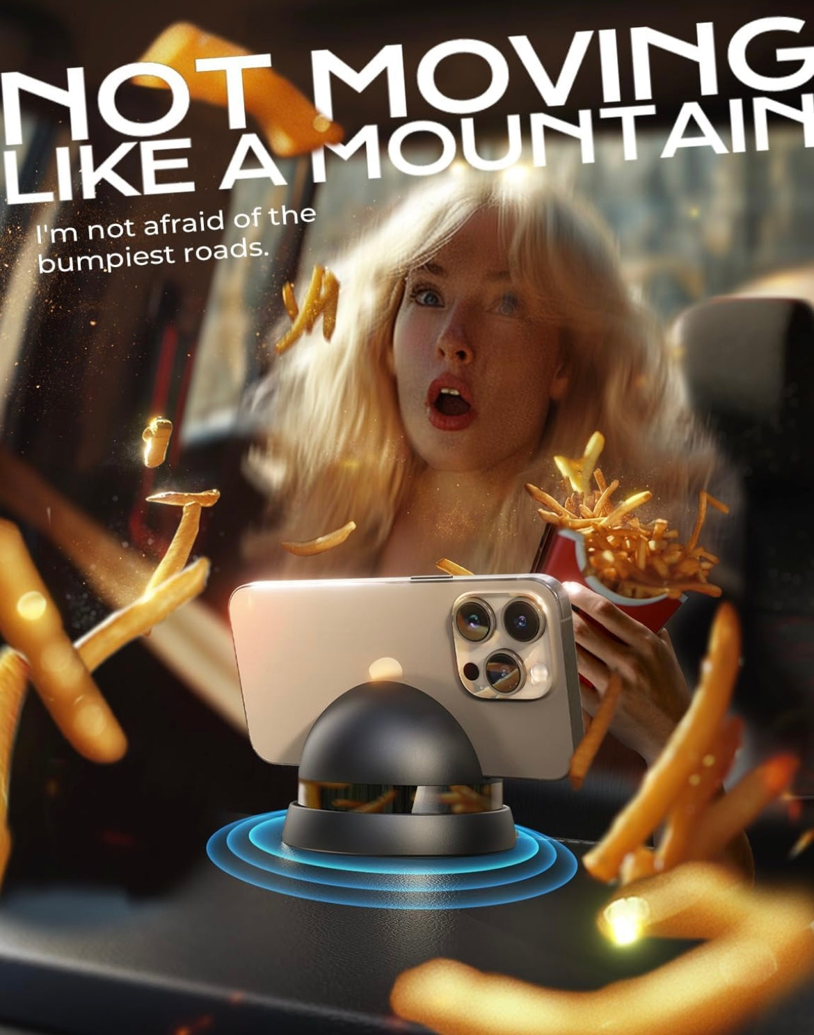 ShopToVista™️ 360° Rotatable Car Mount for Phones & iPads