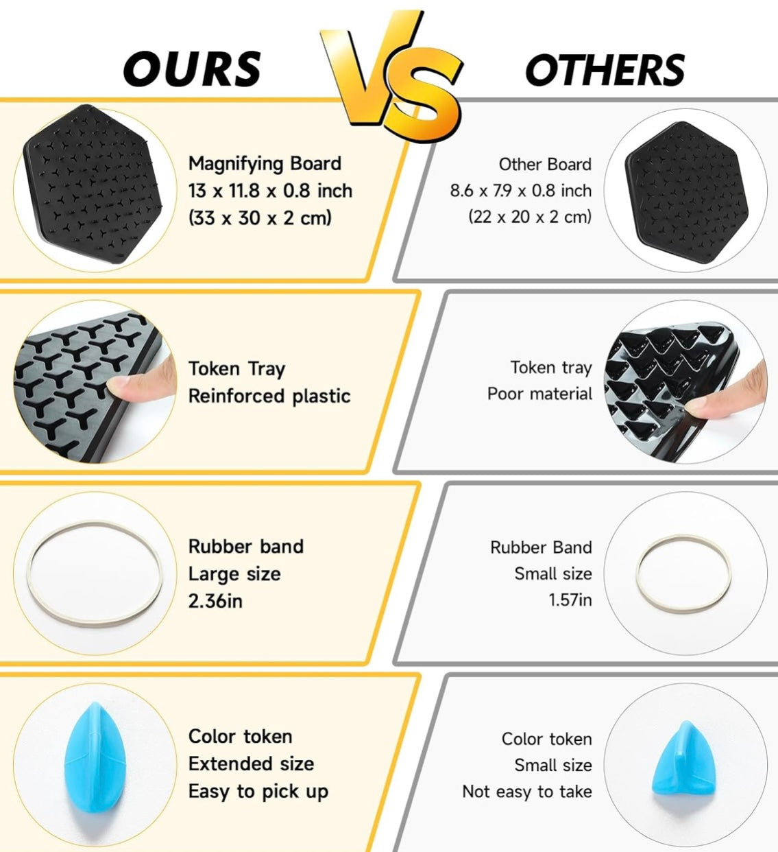 ShopToVista™️ Chain Triangle Chess Game Big Size 30CM (1V1 Or 2V2)