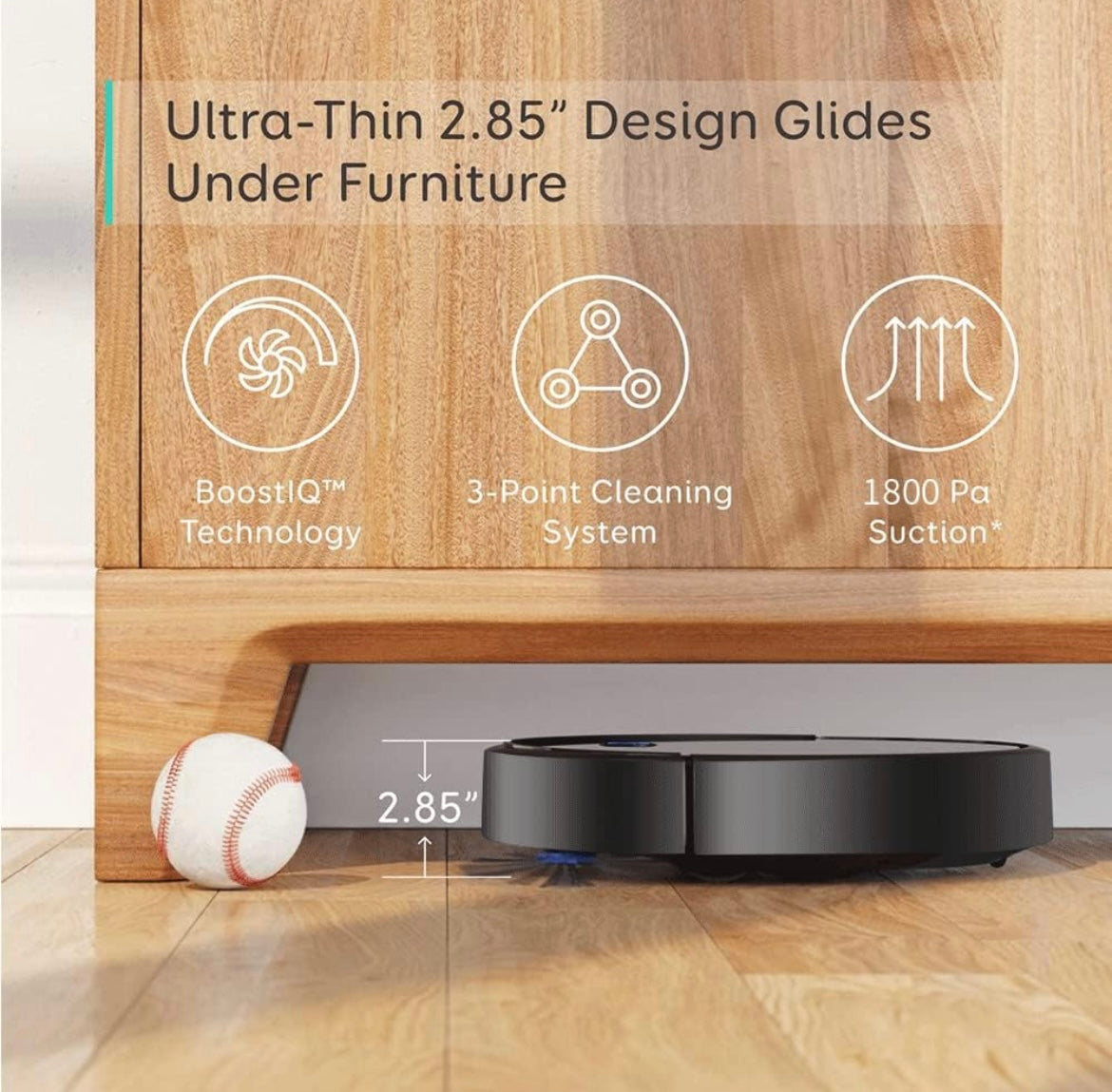 ShopToVista™️ Automatic Smart Robot Vacuum Cleaner (With 1 Year Warranty Card)