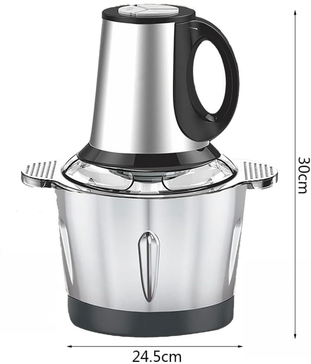 ShopToVista™️ 3L Stainless Steel Electric Food Chopper