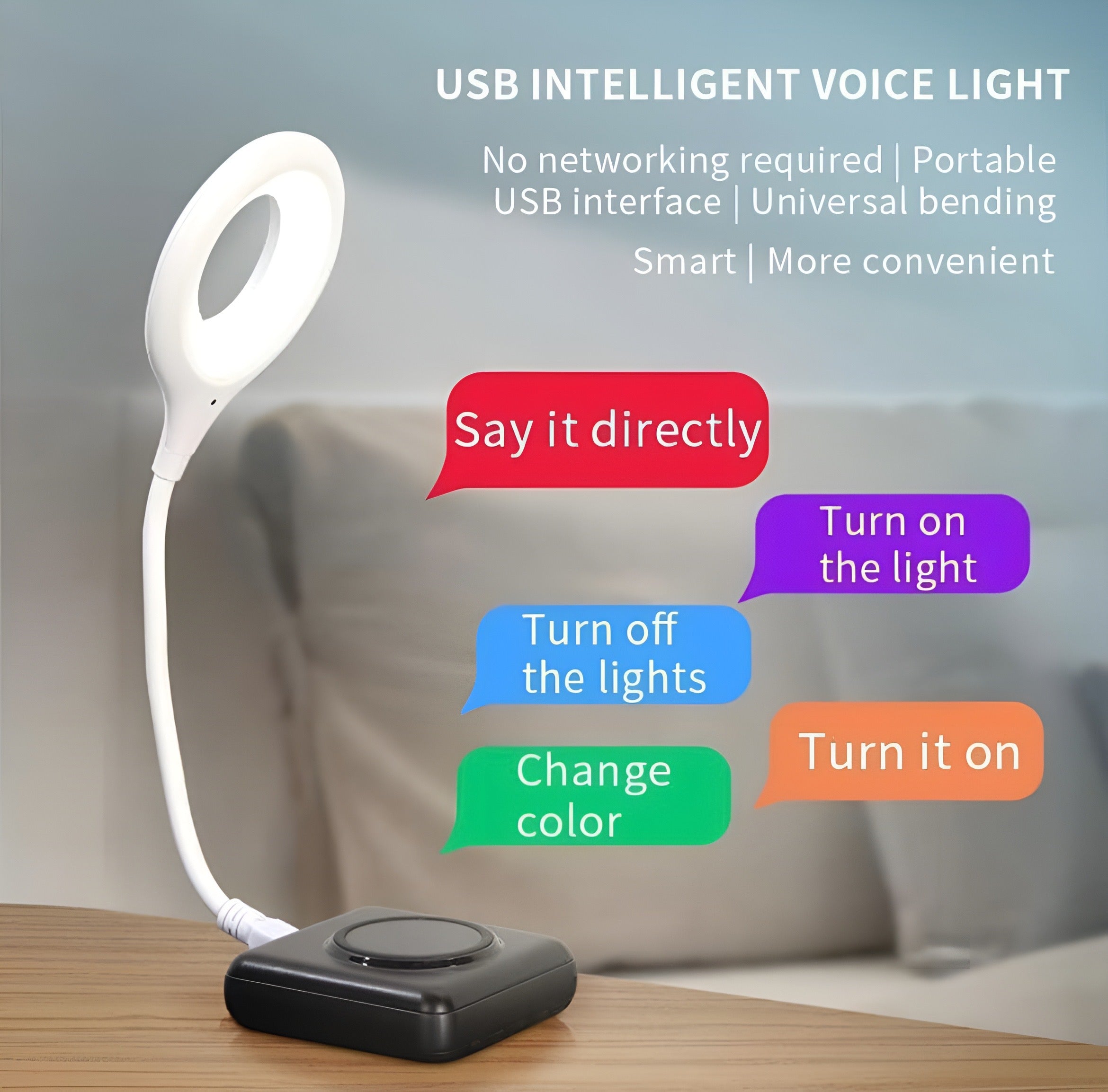 ShopToVista™️ Smart Voice Control LED Lamp