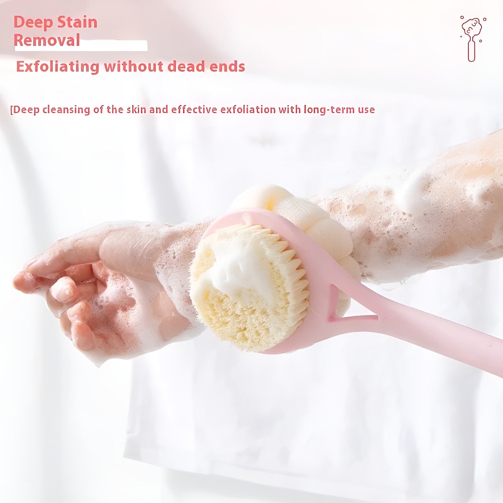 ShopToVista™️ 2 In 1 Double-Sided Bath Brush Cleaner