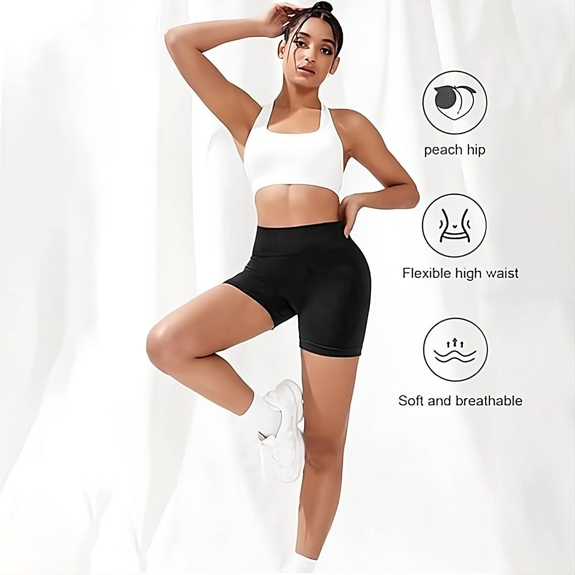 ShopToVista™️ SculptLift High-Stretch Butt & Hip Lifting Shorts (Free Size)
