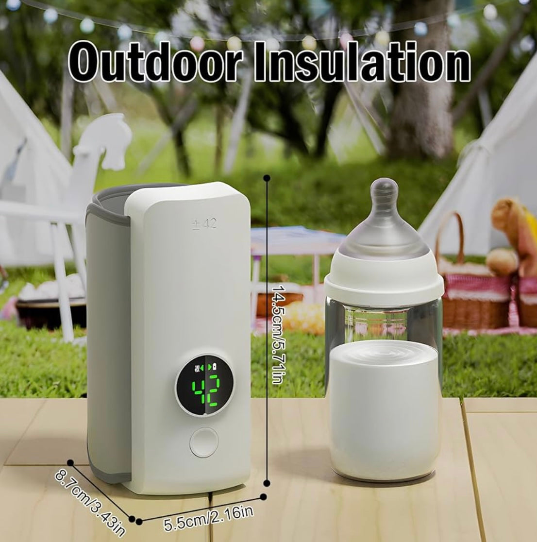 ShopToVista™️ Baby Fast Heating Bottle Warmer Machine With Digital Temperature Display