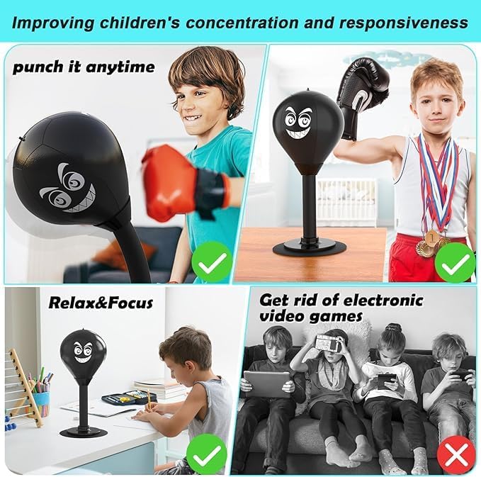 ShopToVista™️ Stress Relief Suction Boxing Punching Bag