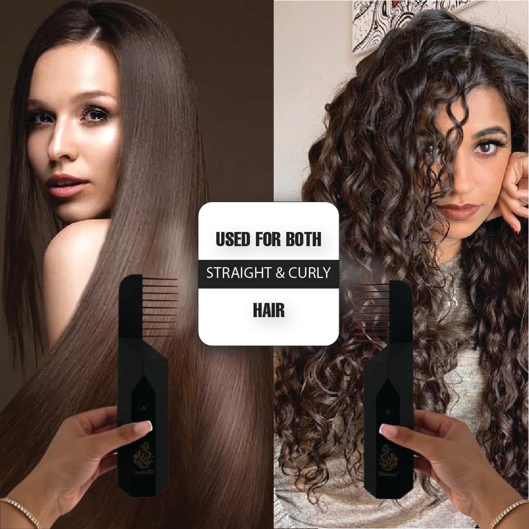 ShopToVista™️ 2 in 1 Bakhour Incense Hair Comb & Diffuser (Bakhour Scents Included)
