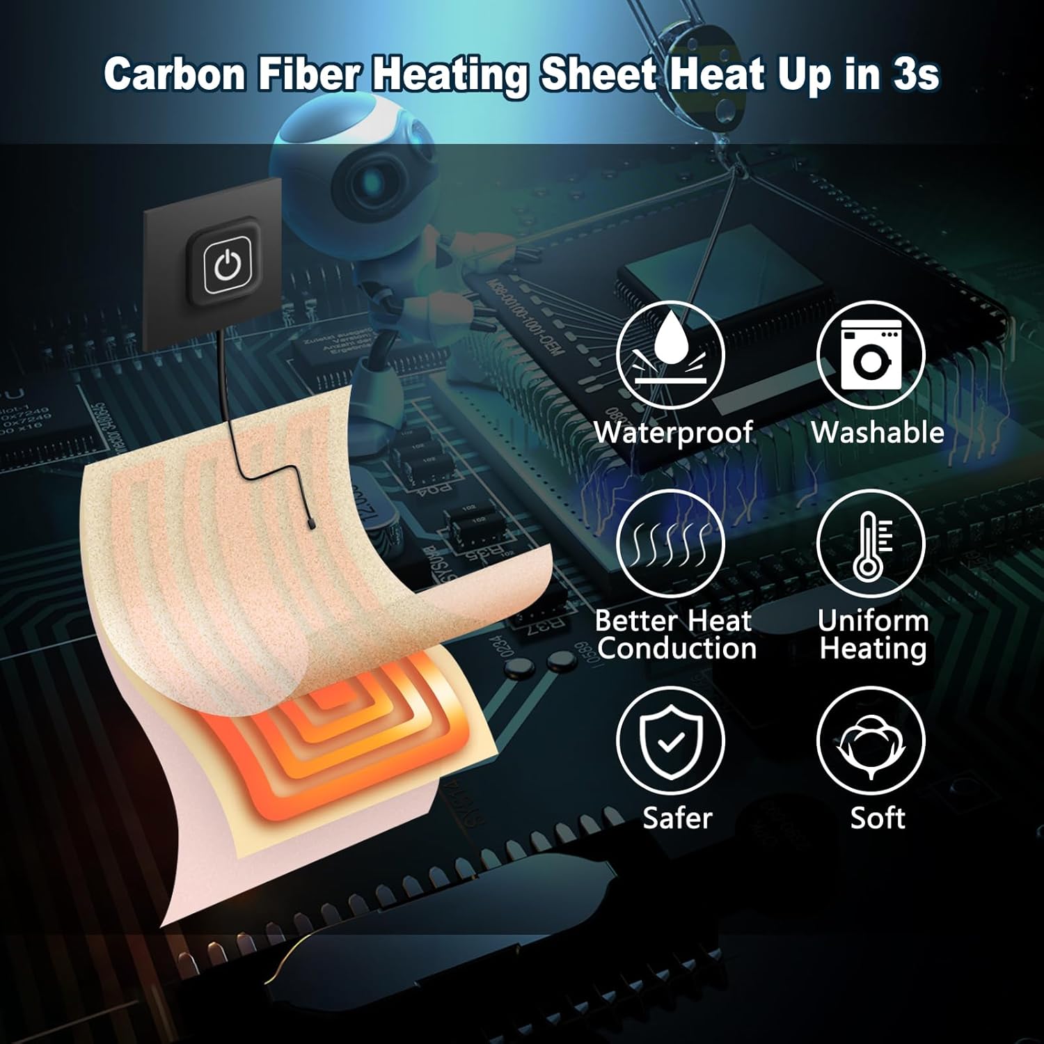 ShopToVista™️  Adjustable Electric Heating Scarf (Water-Proof)