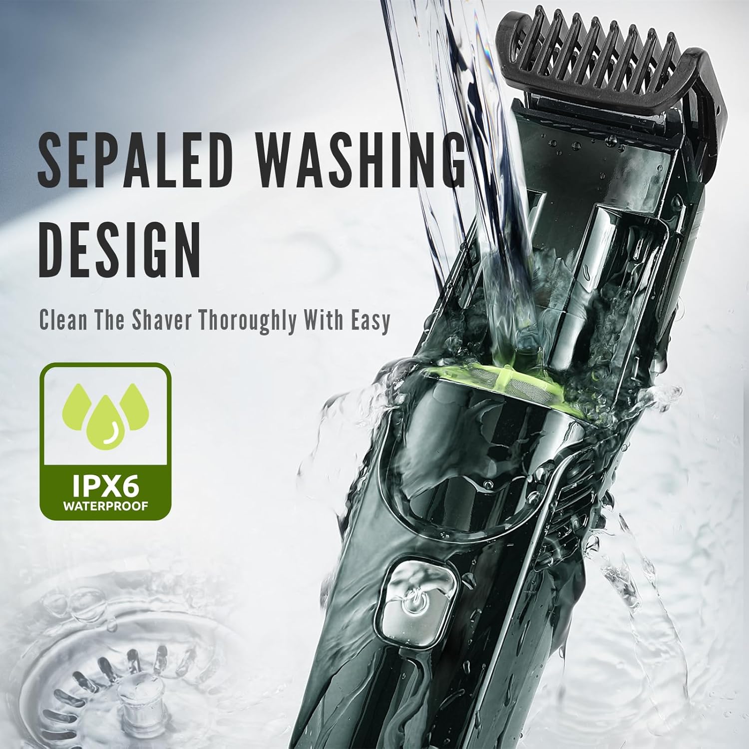 ShopToVista™️  Smart Waterproof Vacuum Hair Trimmer (Safe for Sensitive Areas With 6 Months Warranty)