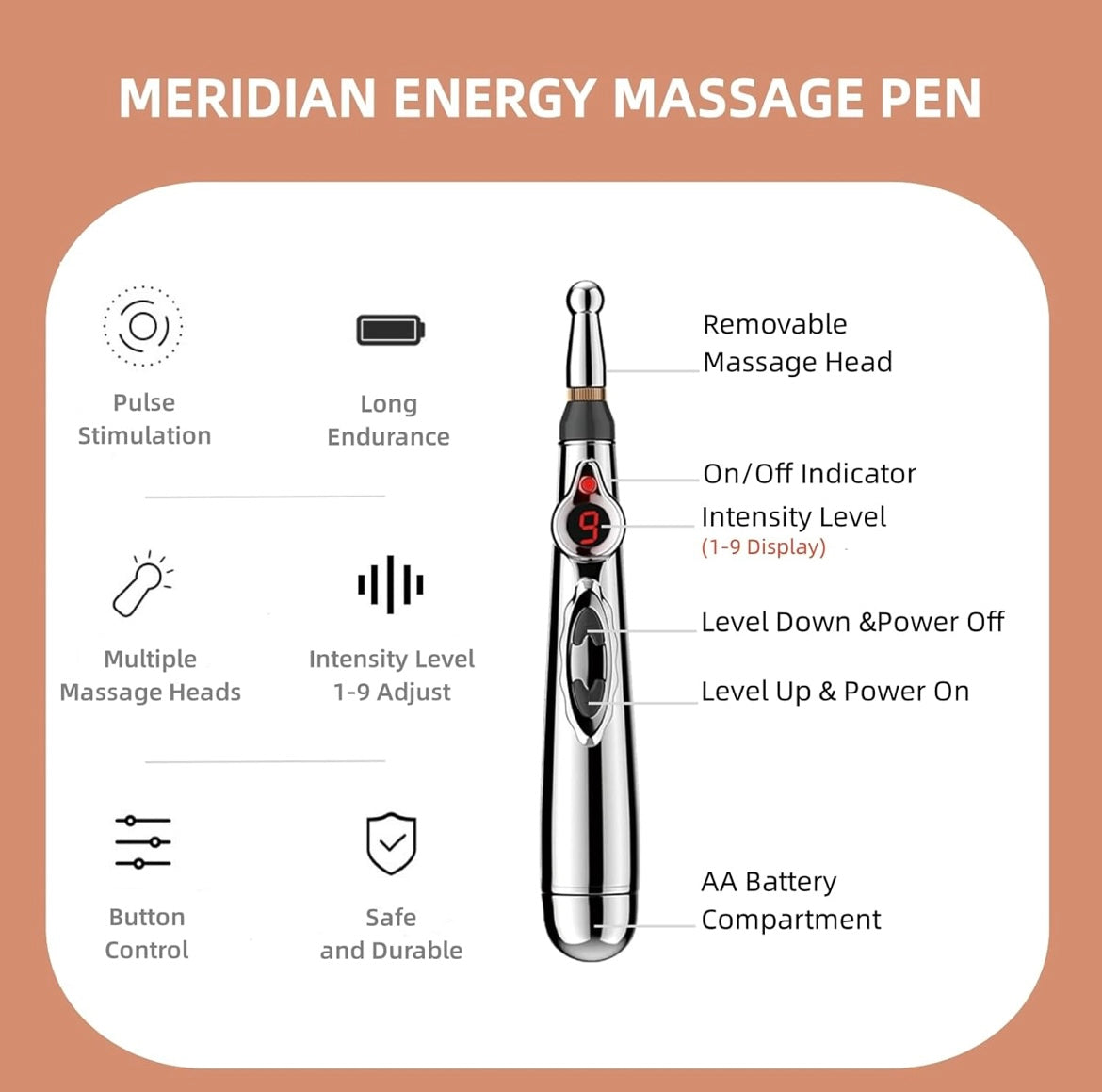ShopToVista™️  5 in 1 Shockproof Acupuncture Massage Pen