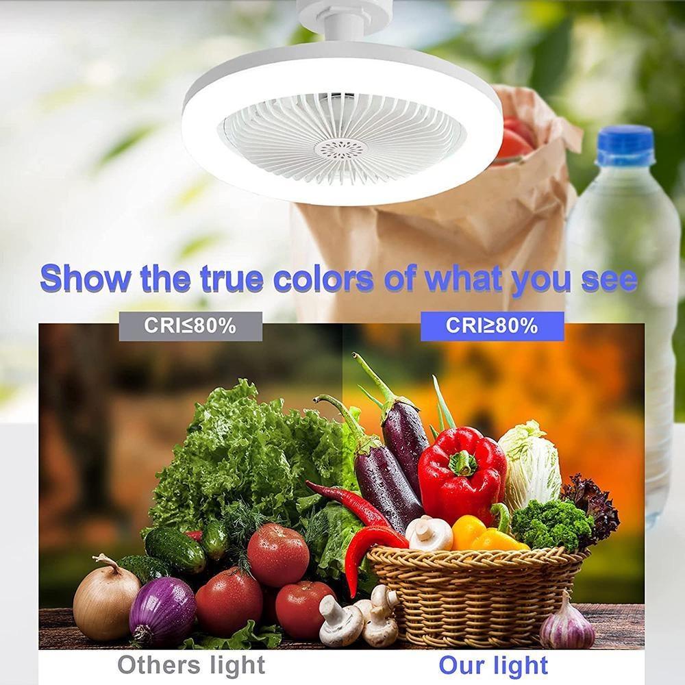 ShopToVista™️ Smart Led Light Lamp & Ceiling Cooler Fan With Remote Control