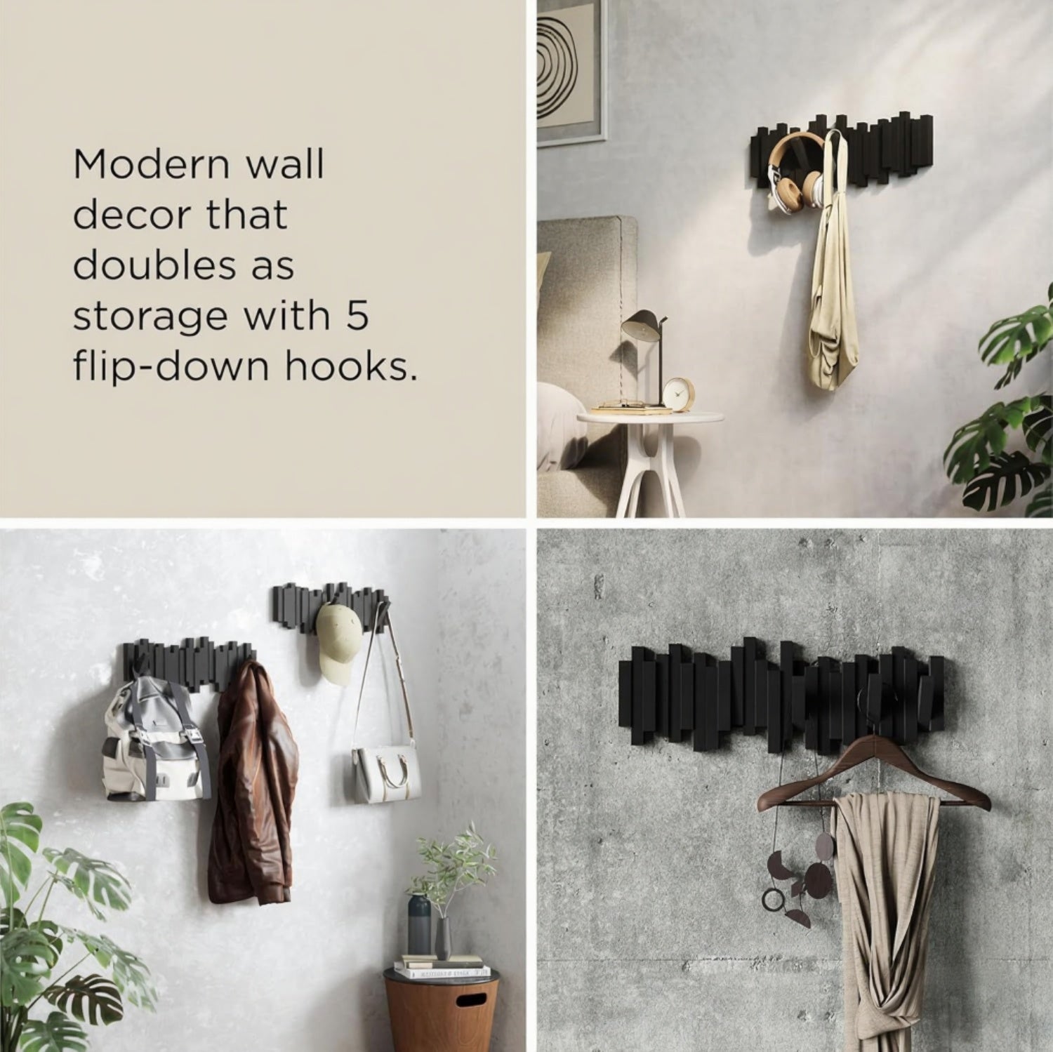 ShopToVista™️ Wall Mounted Modern Hanging Hooks