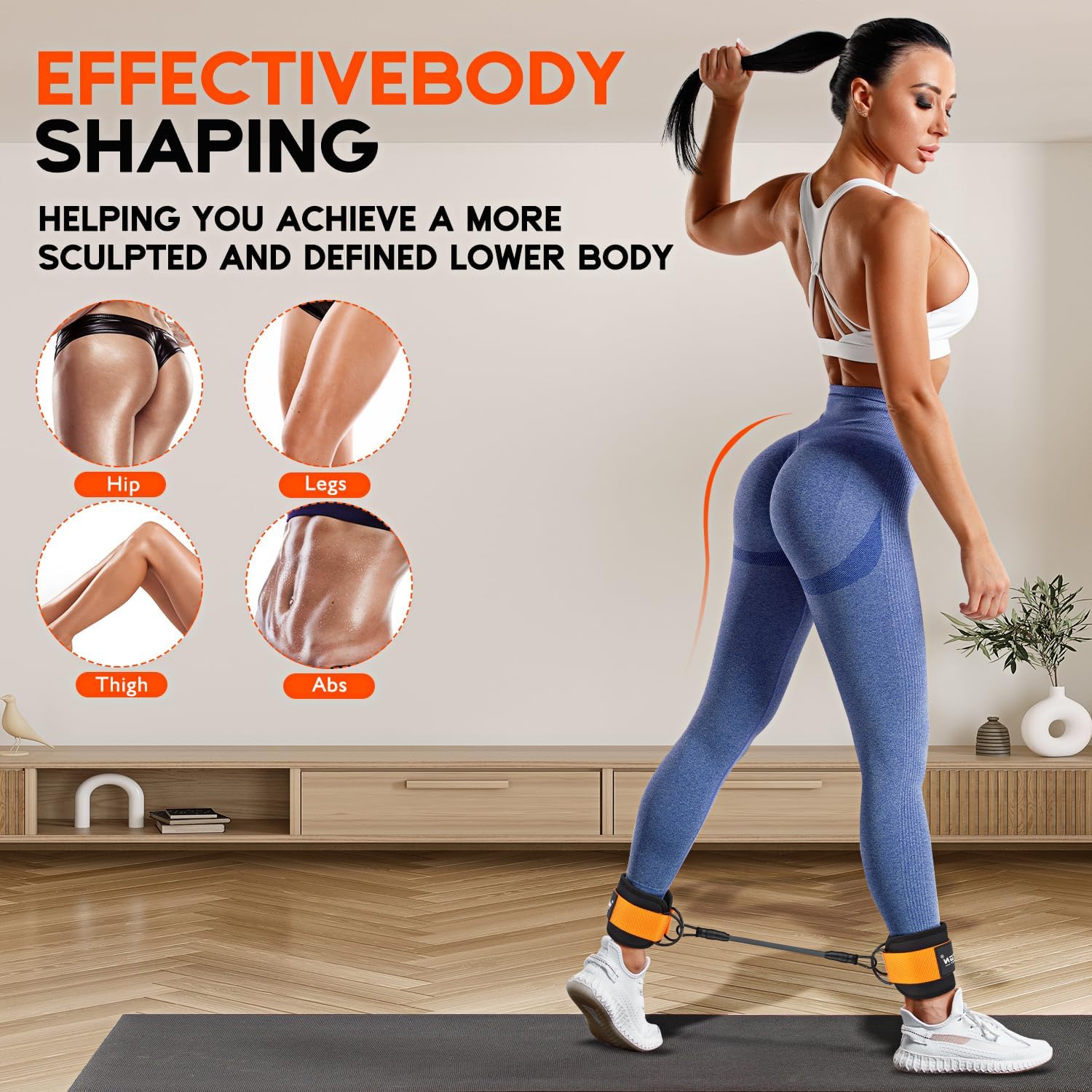 ShopToVista™️  Butt & Glutes Weighted Ankle Resistance Bands