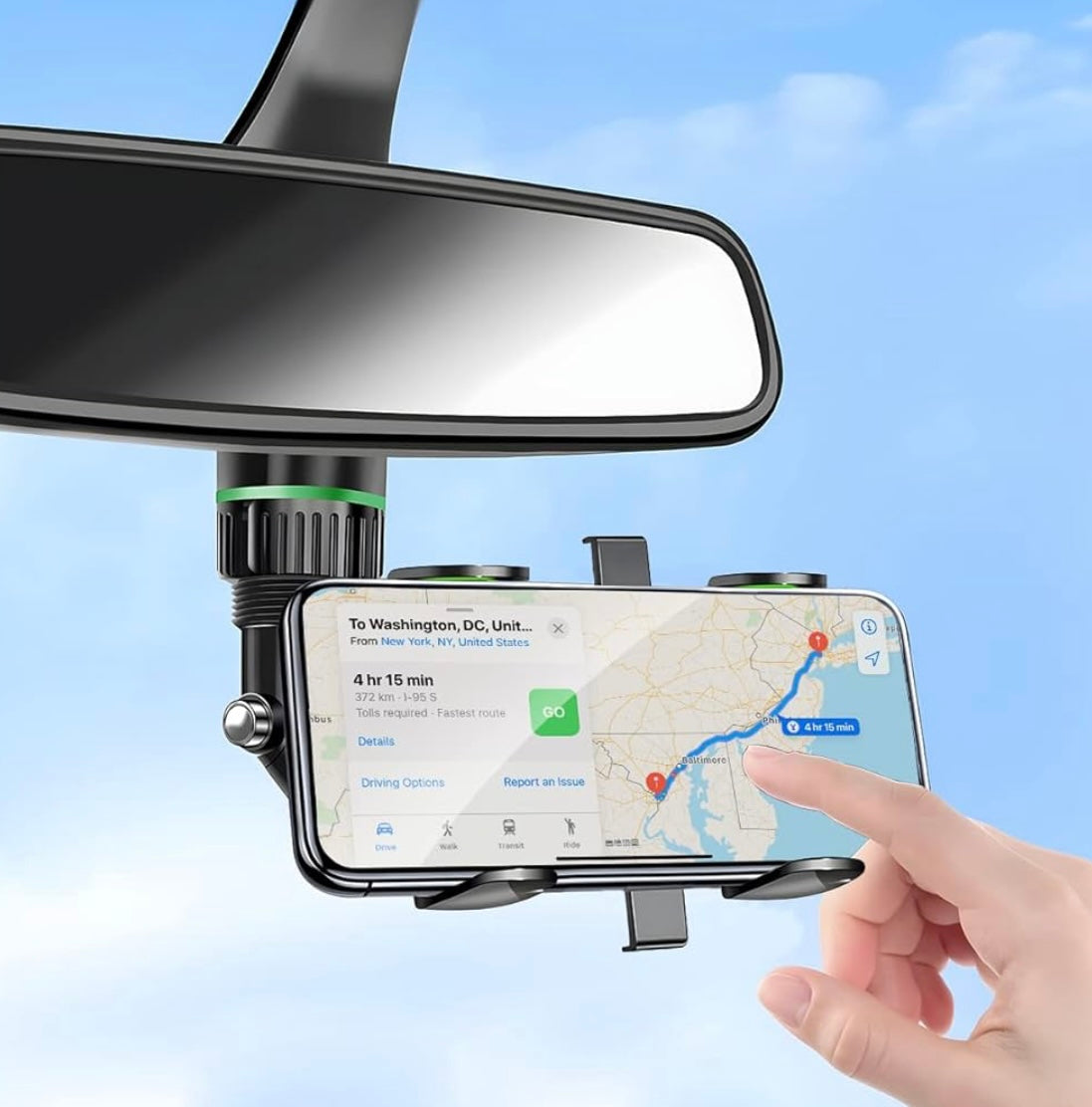 ShopToVista™️ 360° Rotatable & Adjustable Car Phone Holder