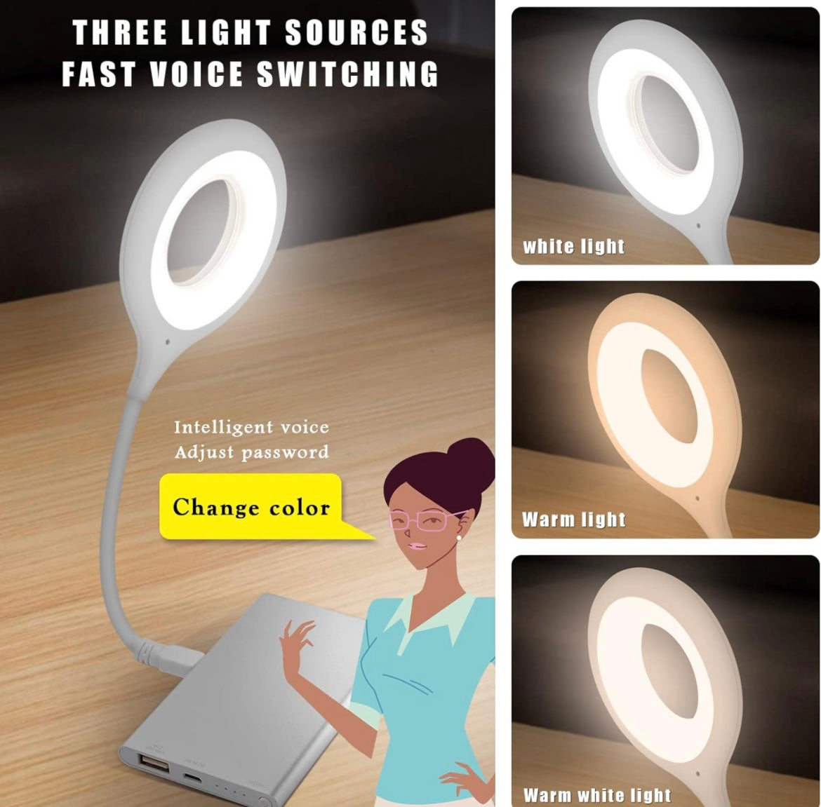 ShopToVista™️ Smart Voice Control LED Lamp