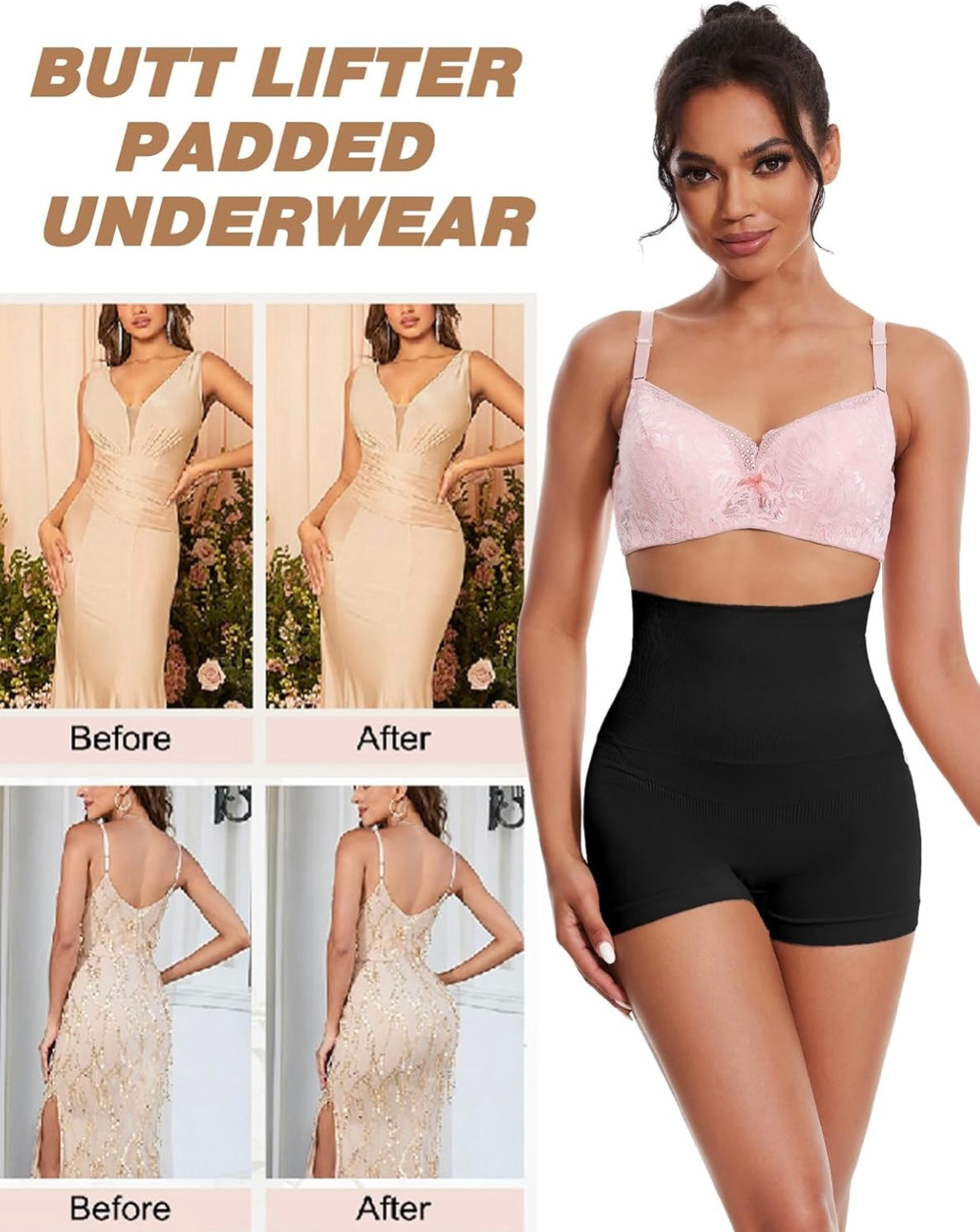 ShopToVista™️ SculptLift High-Stretch Butt & Hip Lifting Shorts (Free Size)