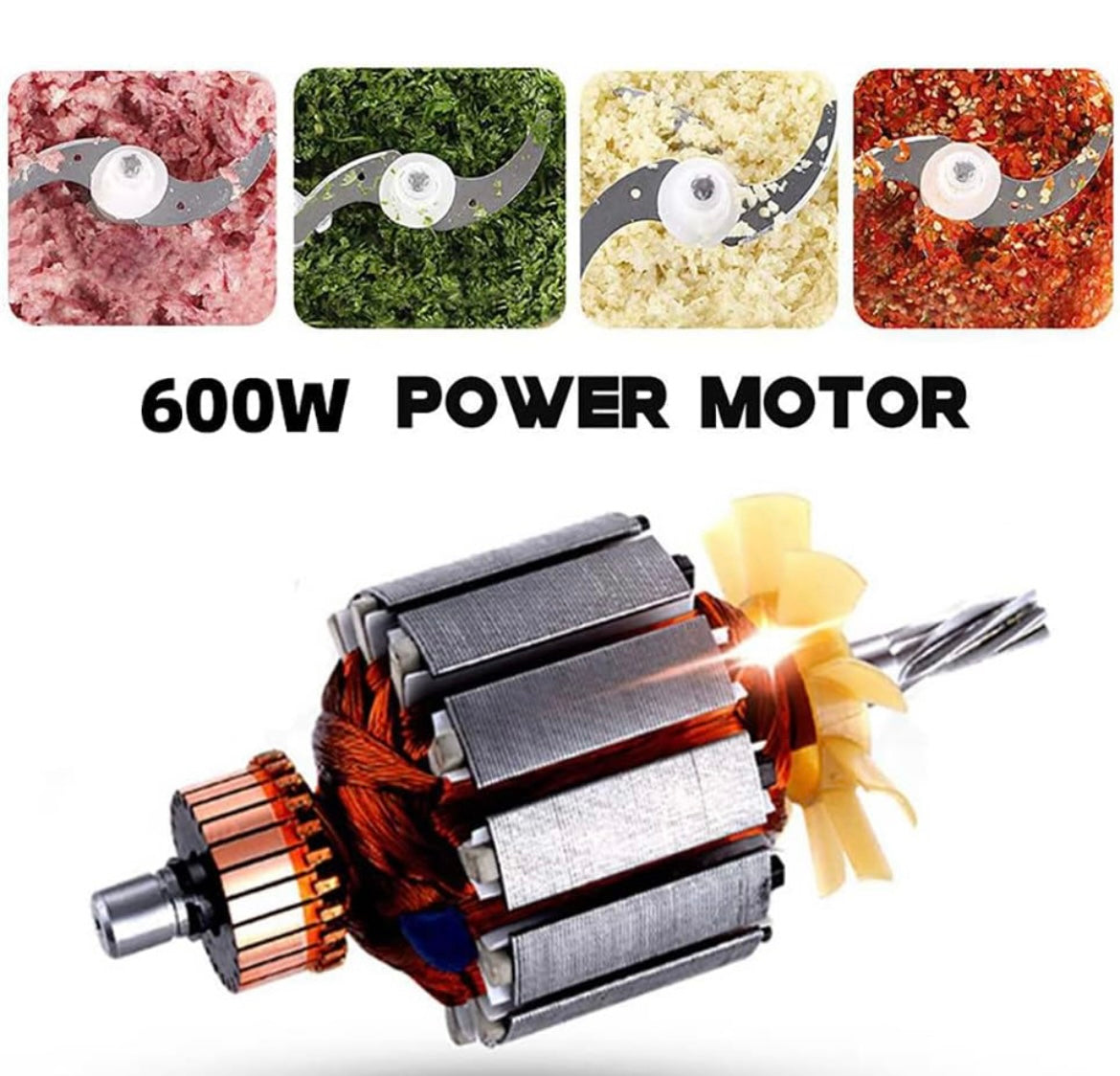 ShopToVista™️ 3L Stainless Steel Electric Food Chopper