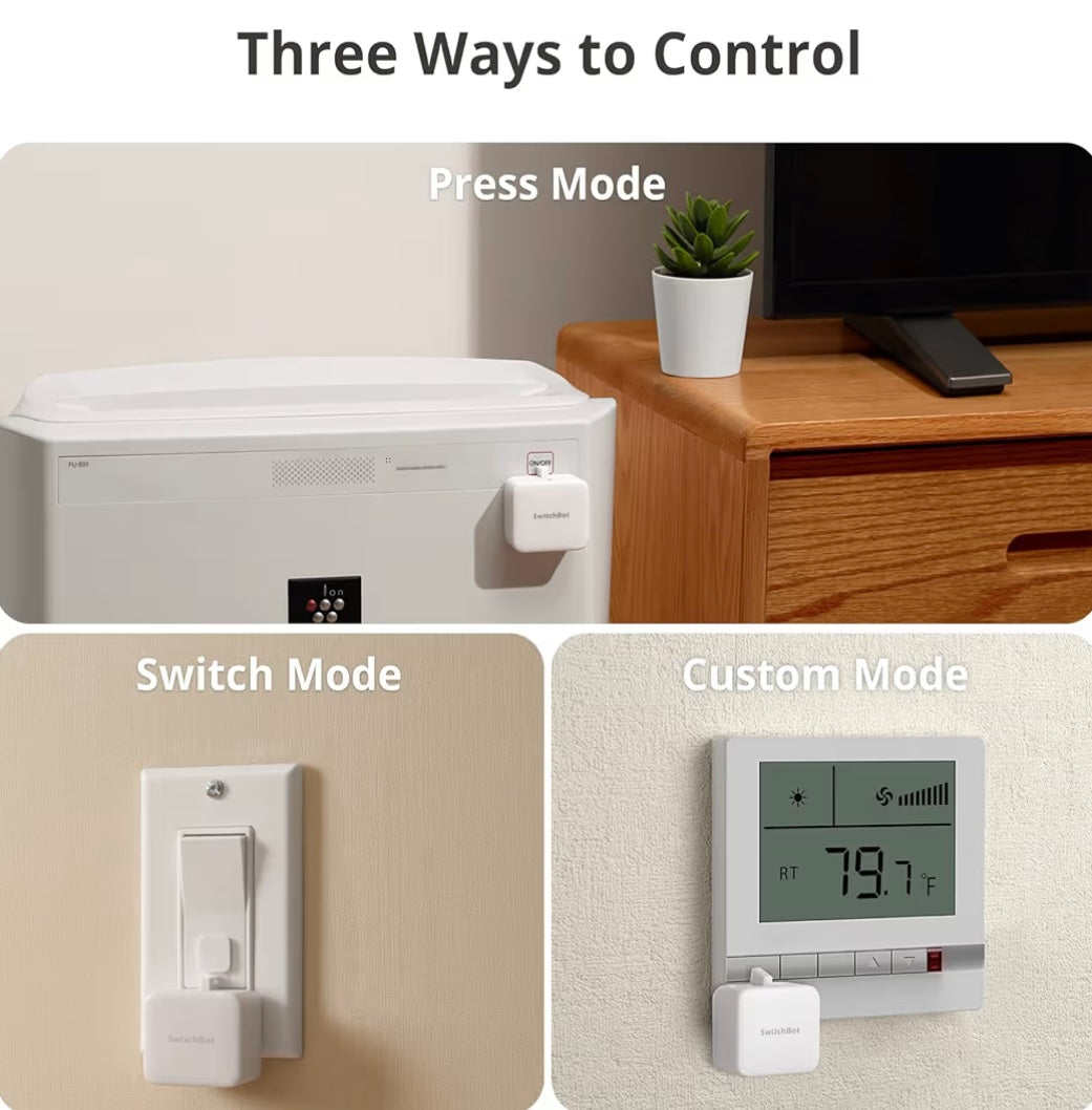 ShopToVista™️ Smart Automatic Switch Bot with Remote - Works on App & Remote (6 Months Warranty)