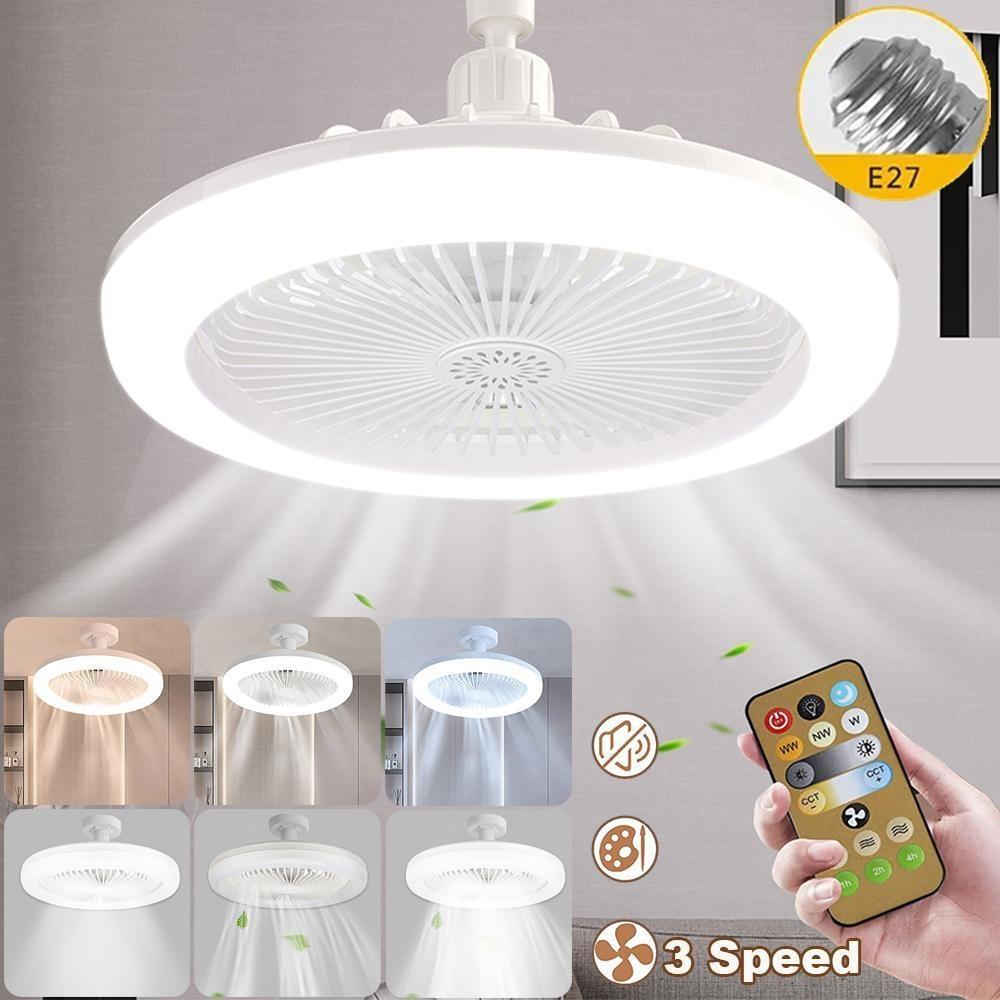 ShopToVista™️ Smart Led Light Lamp & Ceiling Cooler Fan With Remote Control