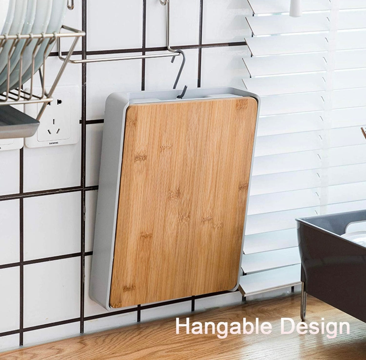 ShopToVista™️ Bamboo Cutting Board With Slide Drawer